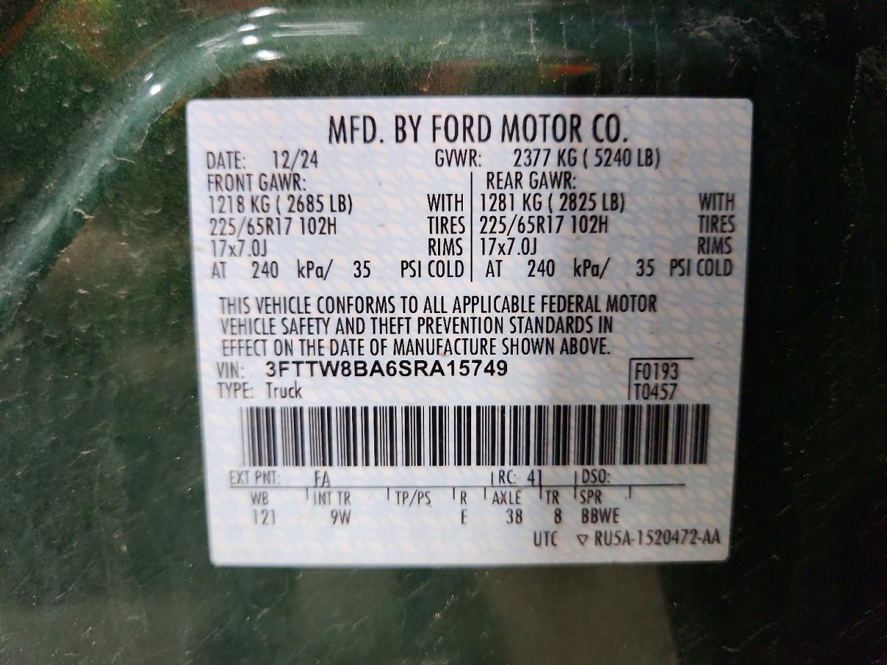 2025 FORD Maverick