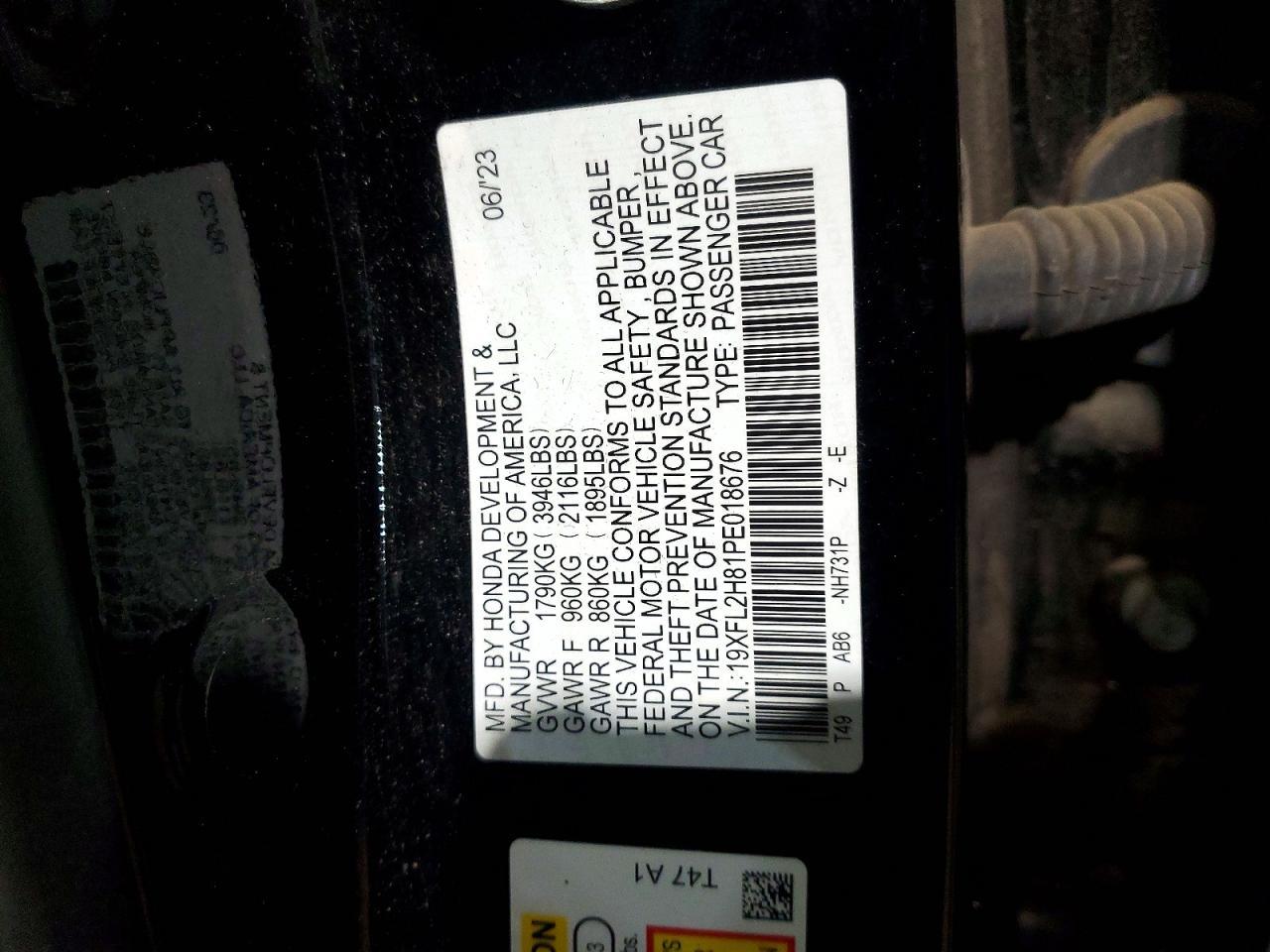 2023 HONDA CIVIC