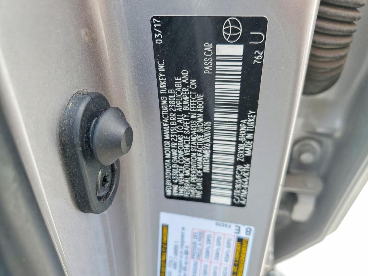 2018 TOYOTA C-HR