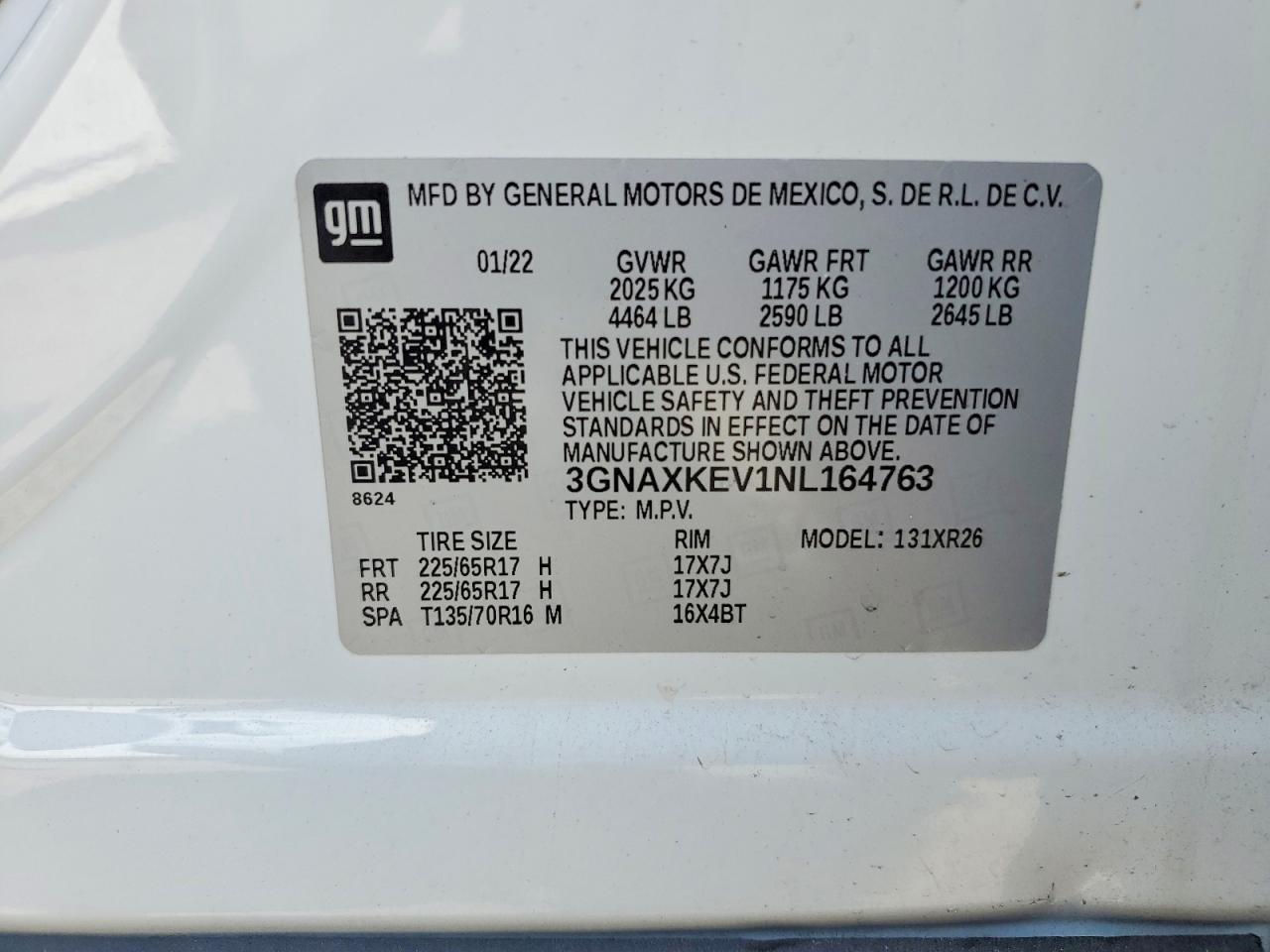 2022 CHEVROLET EQUINOX