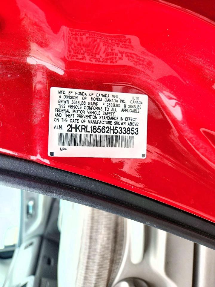 2002 HONDA ODYSSEY