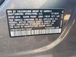 2015 VOLKSWAGEN Passat