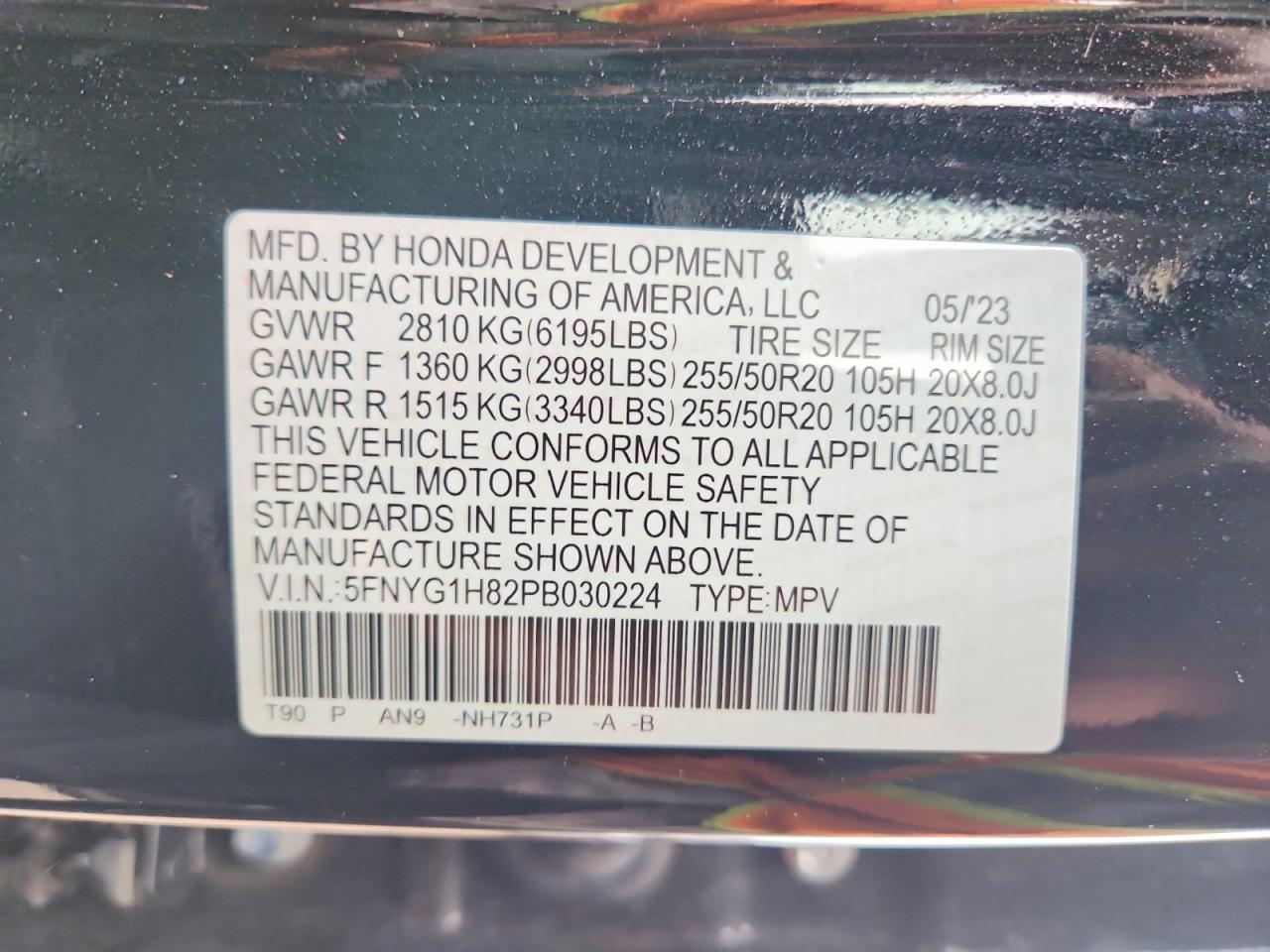 2023 HONDA PILOT