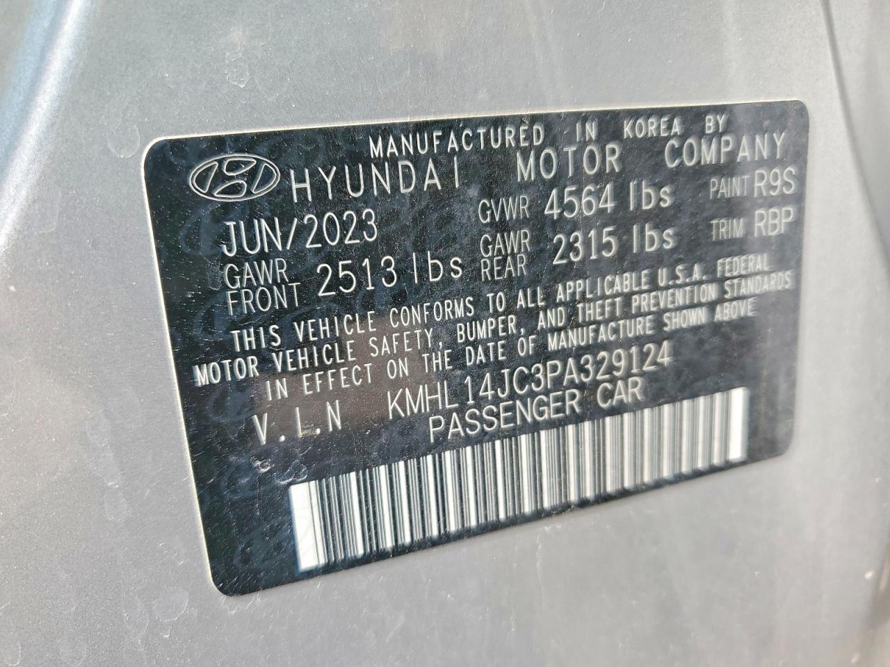 2023 HYUNDAI SONATA