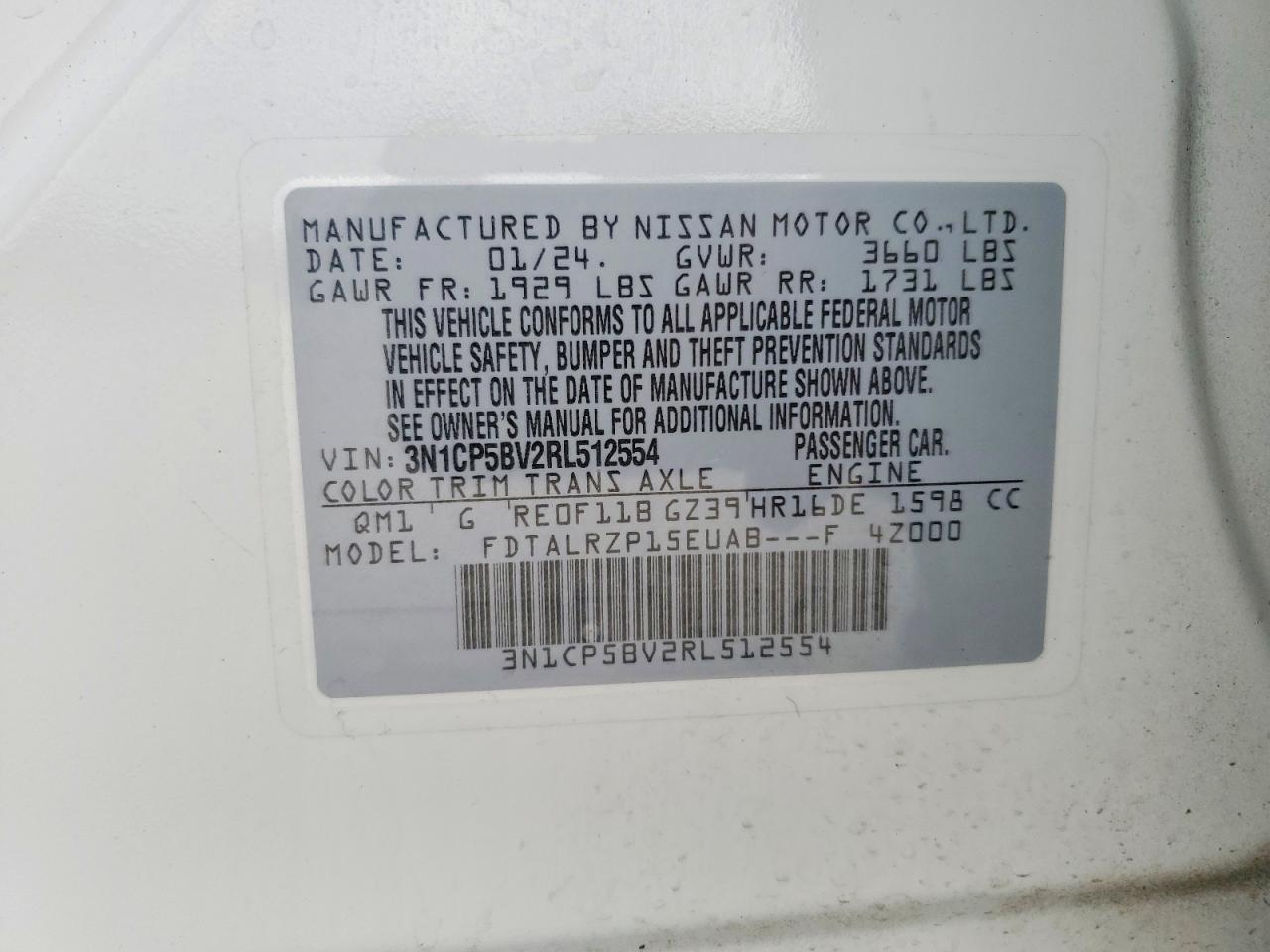 2024 NISSAN KICKS