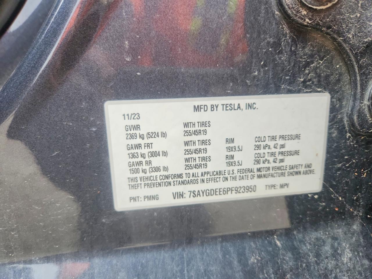 2023 TESLA MODEL Y