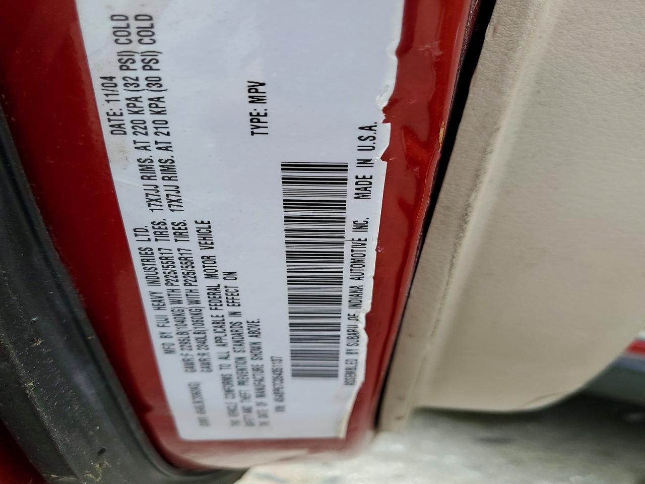 2005 SUBARU Legacy