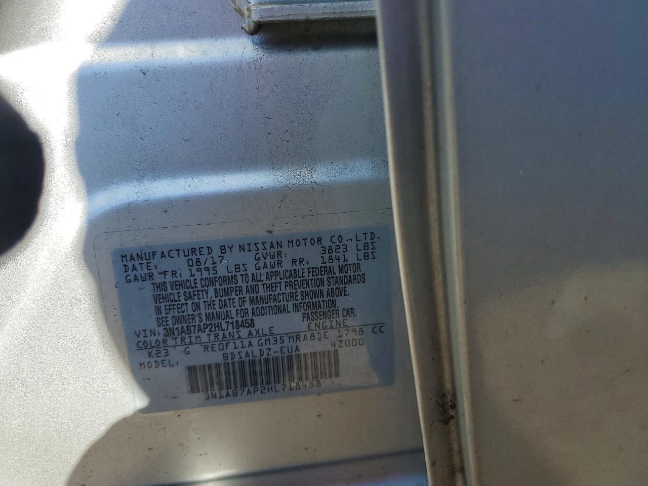 2017 NISSAN SENTRA