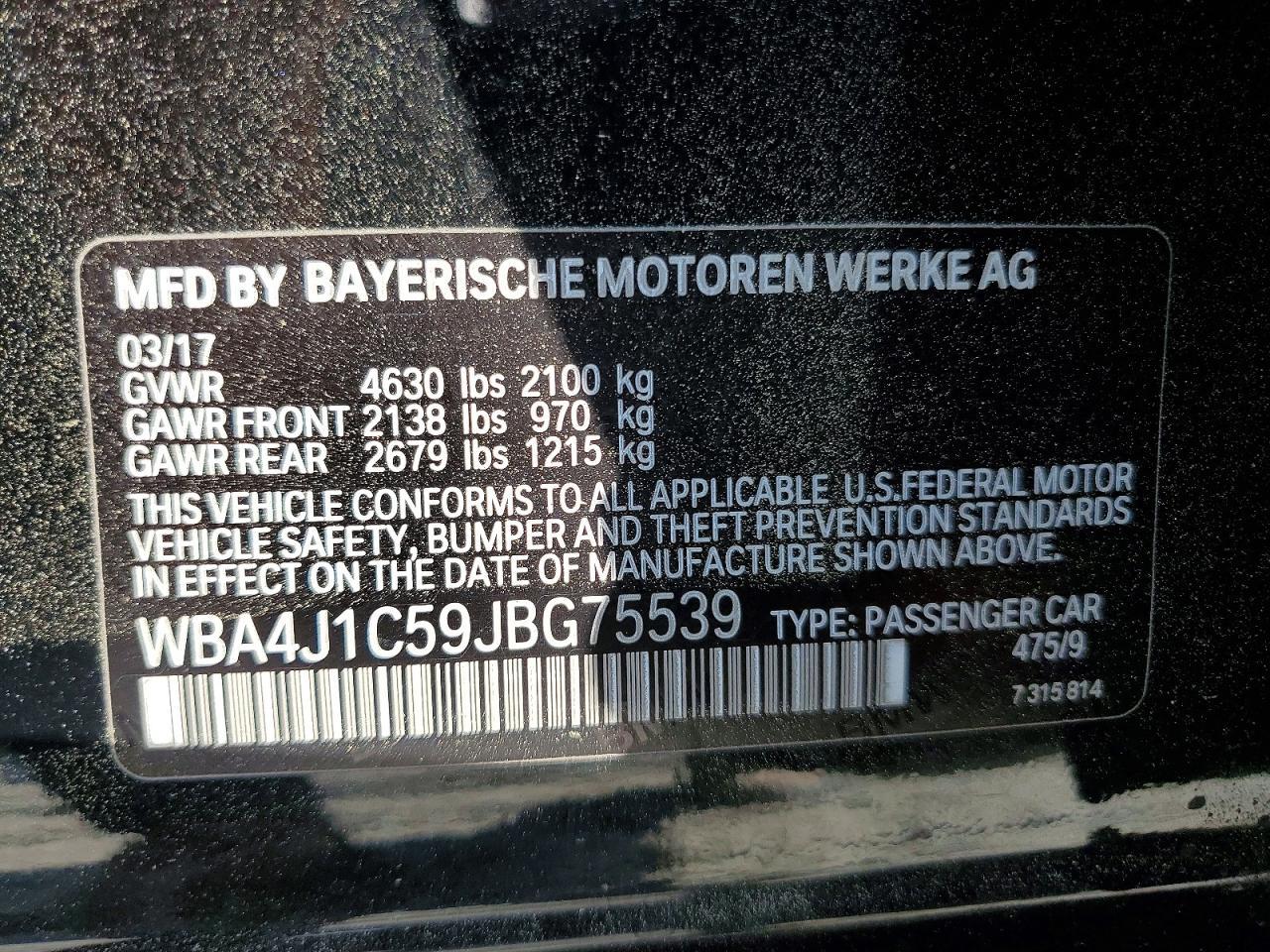 2018 BMW 4 Series