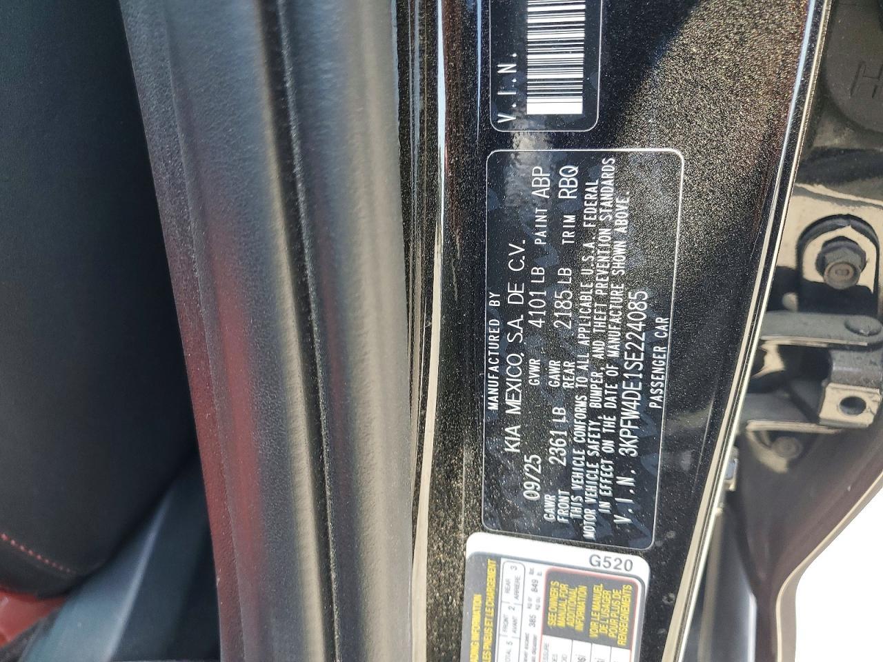 2025 KIA K4