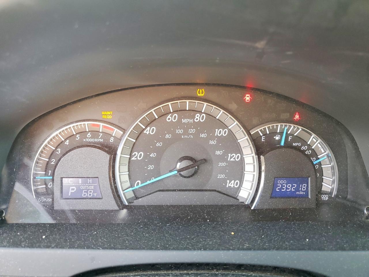 2012 TOYOTA CAMRY