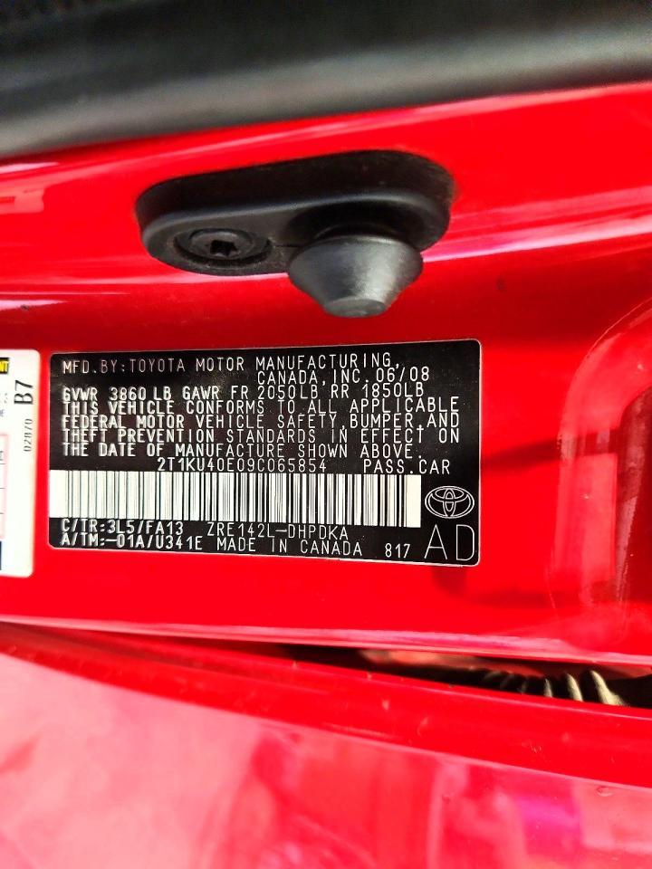 2009 TOYOTA MATRIX