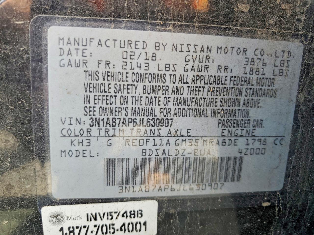 2018 NISSAN SENTRA
