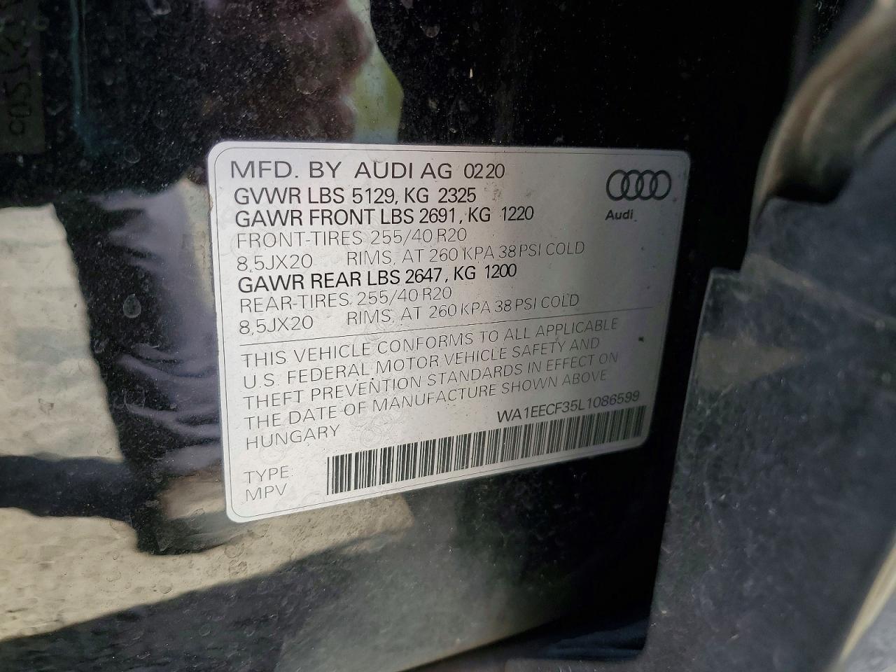 2020 AUDI Q3