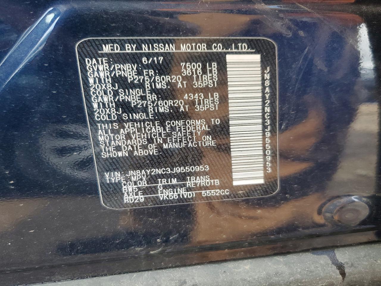 2018 NISSAN Armada