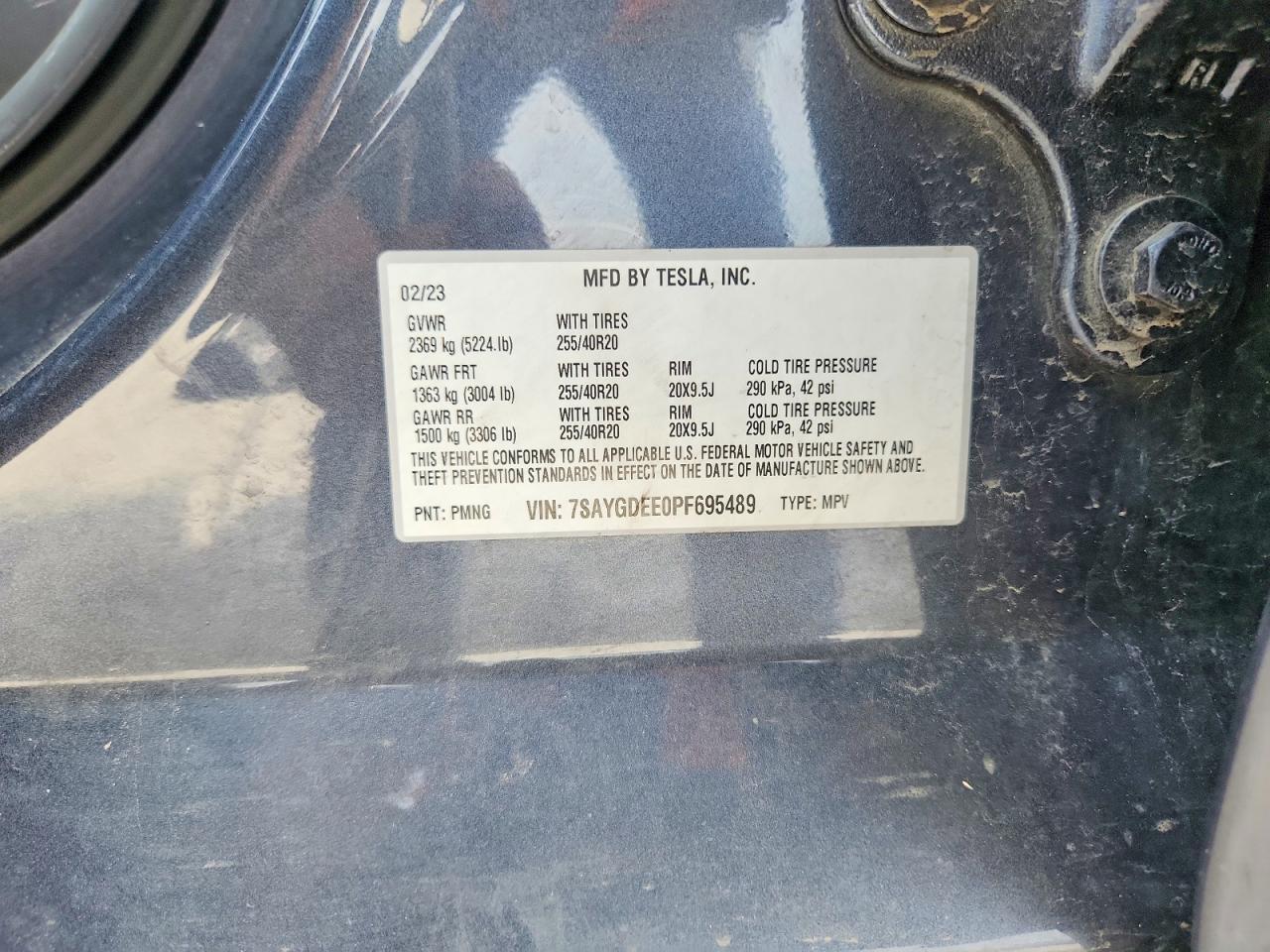 2023 TESLA MODEL Y