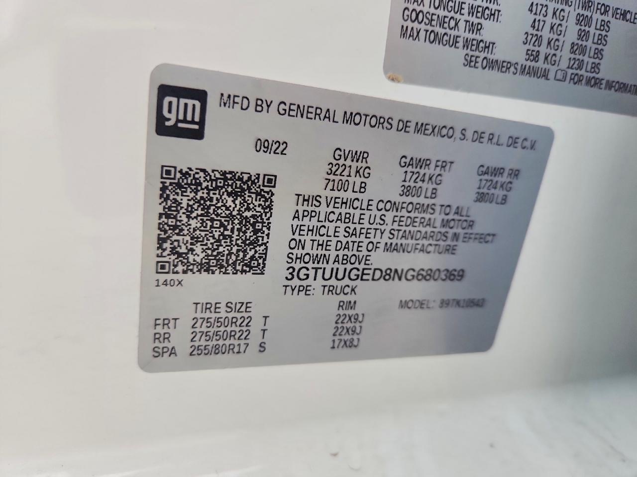 2022 GMC Sierra