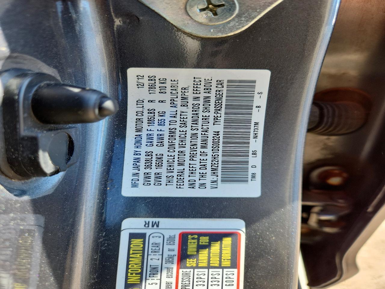 2013 HONDA Insight