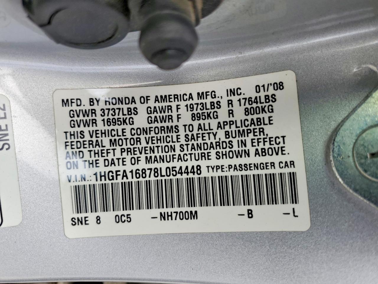 2008 HONDA CIVIC