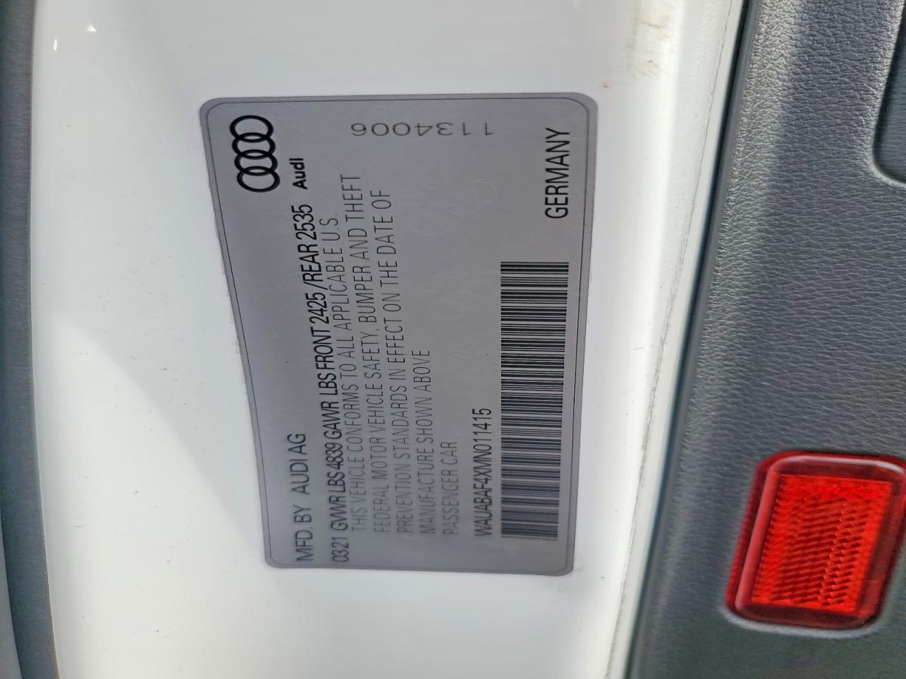 2021 AUDI A4