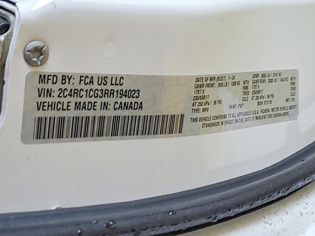 2024 CHRYSLER Voyager