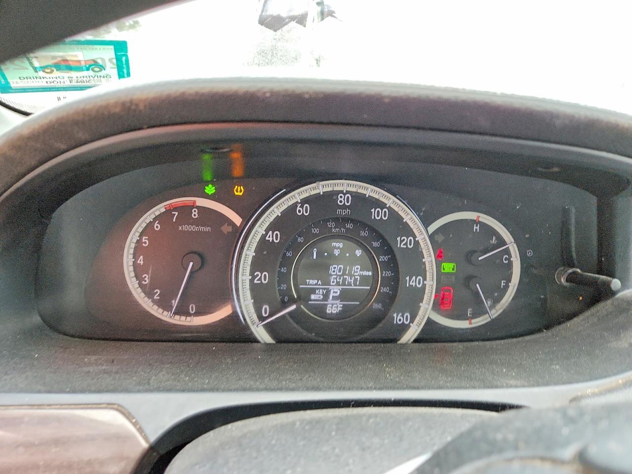 2016 HONDA ACCORD
