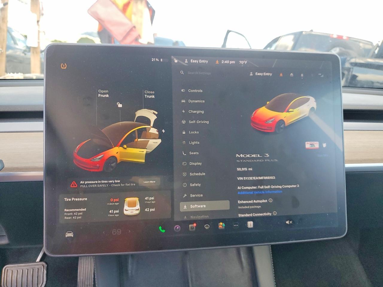 2021 TESLA MODEL 3
