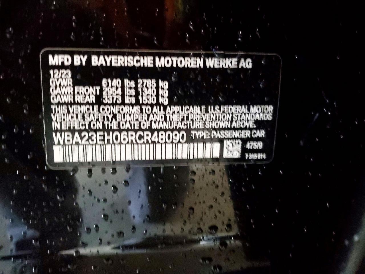2024 BMW 7 series