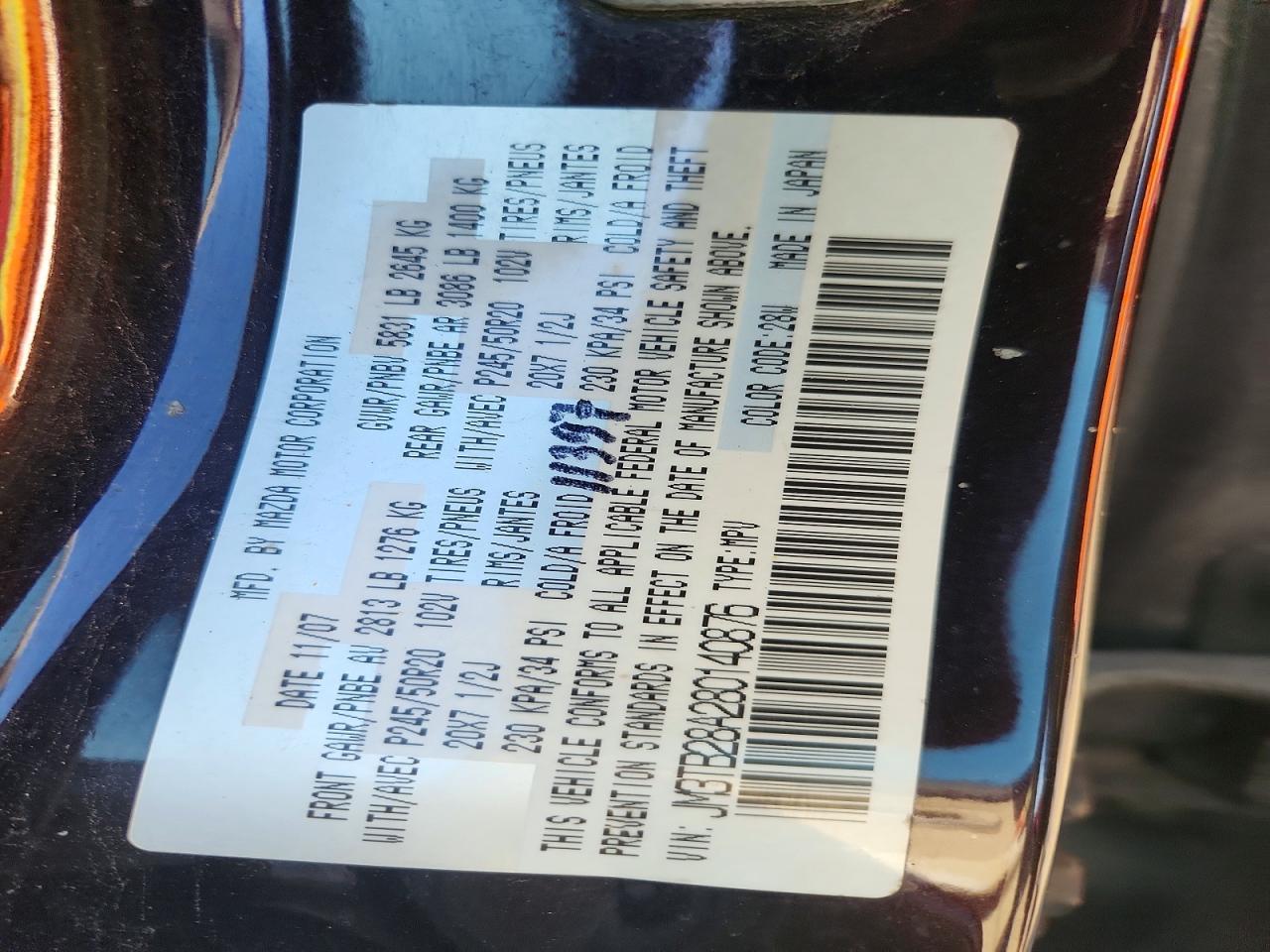 2008 MAZDA CX-9