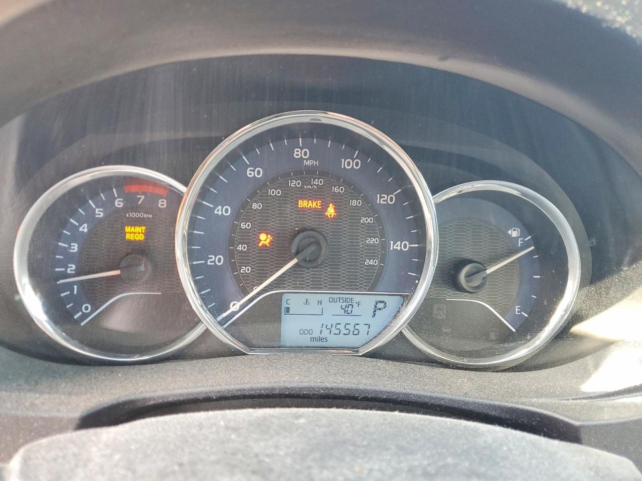 2014 TOYOTA COROLLA