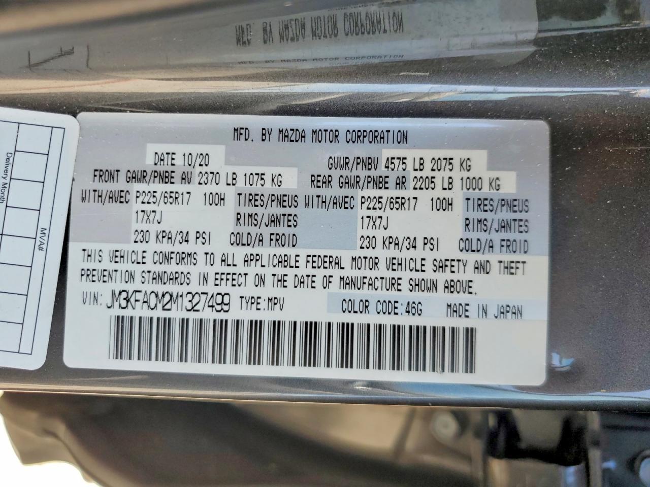 2021 MAZDA CX-5