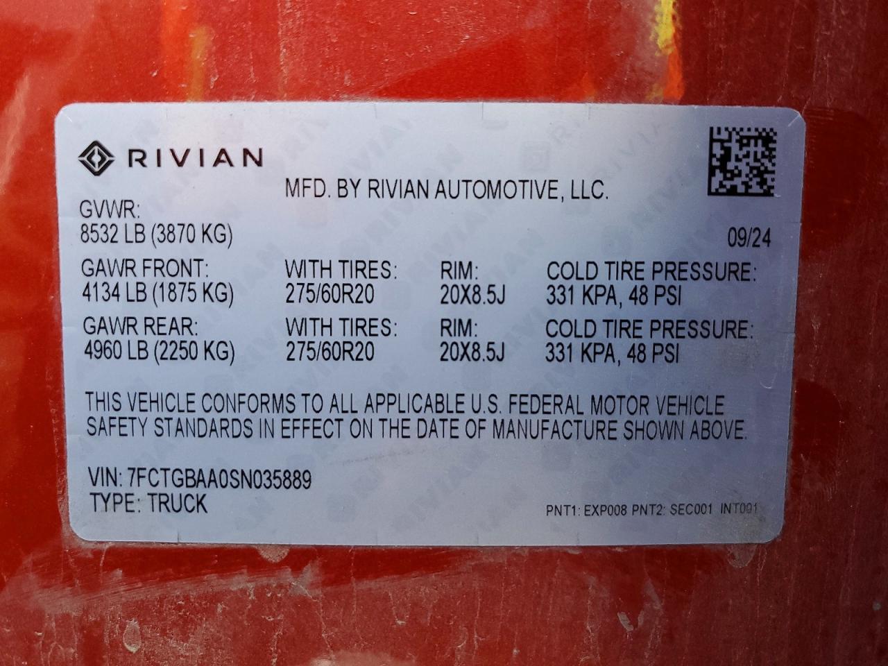 2025 RIVIAN R1t