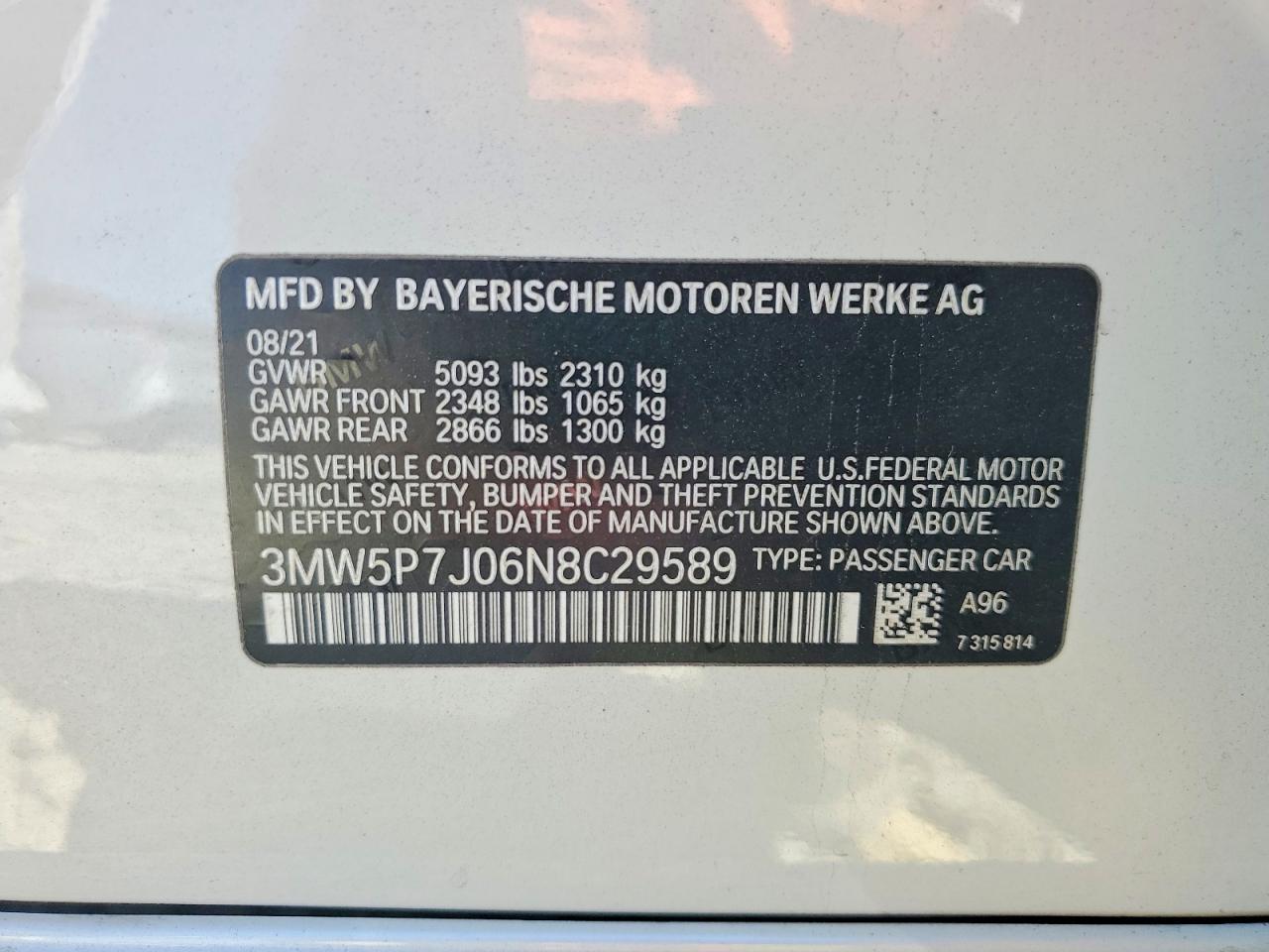 2022 BMW 3 SERIES