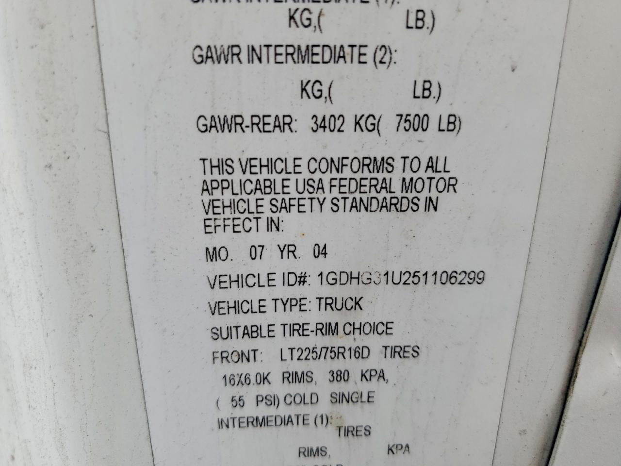 2005 GMC Savana