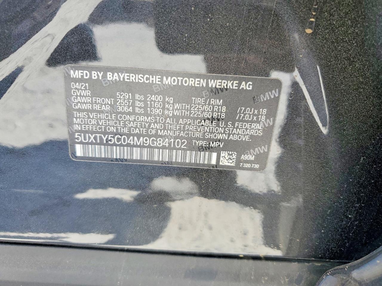 2021 BMW X3