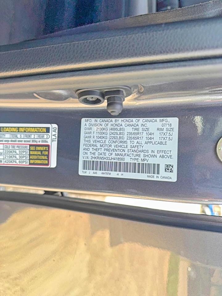 2018 HONDA CR-V