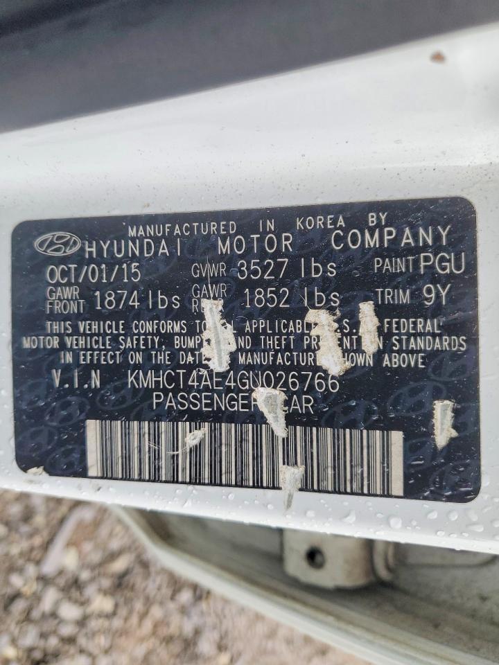 2016 HYUNDAI ACCENT