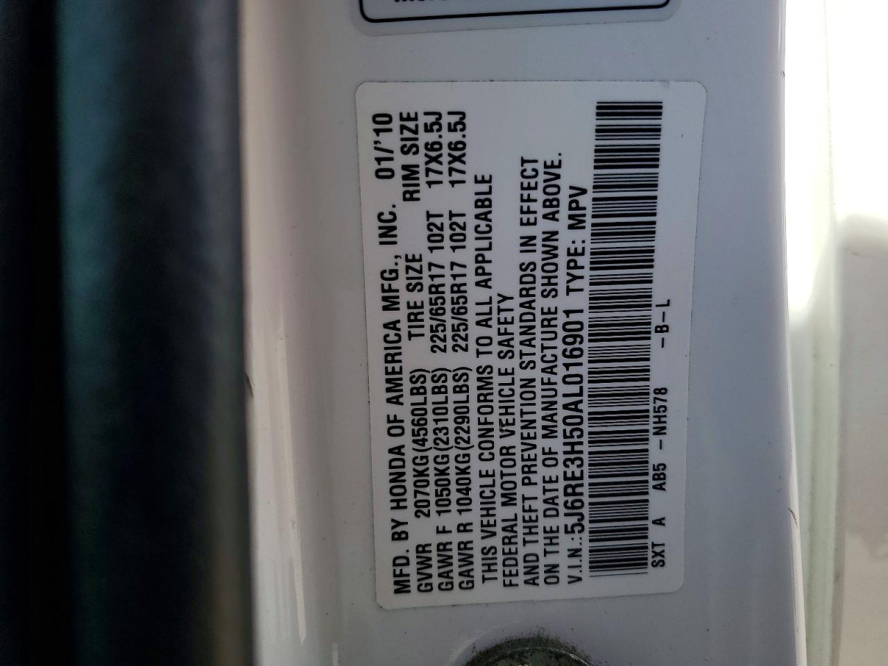 2010 HONDA CR-V