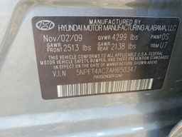 2010 HYUNDAI SONATA