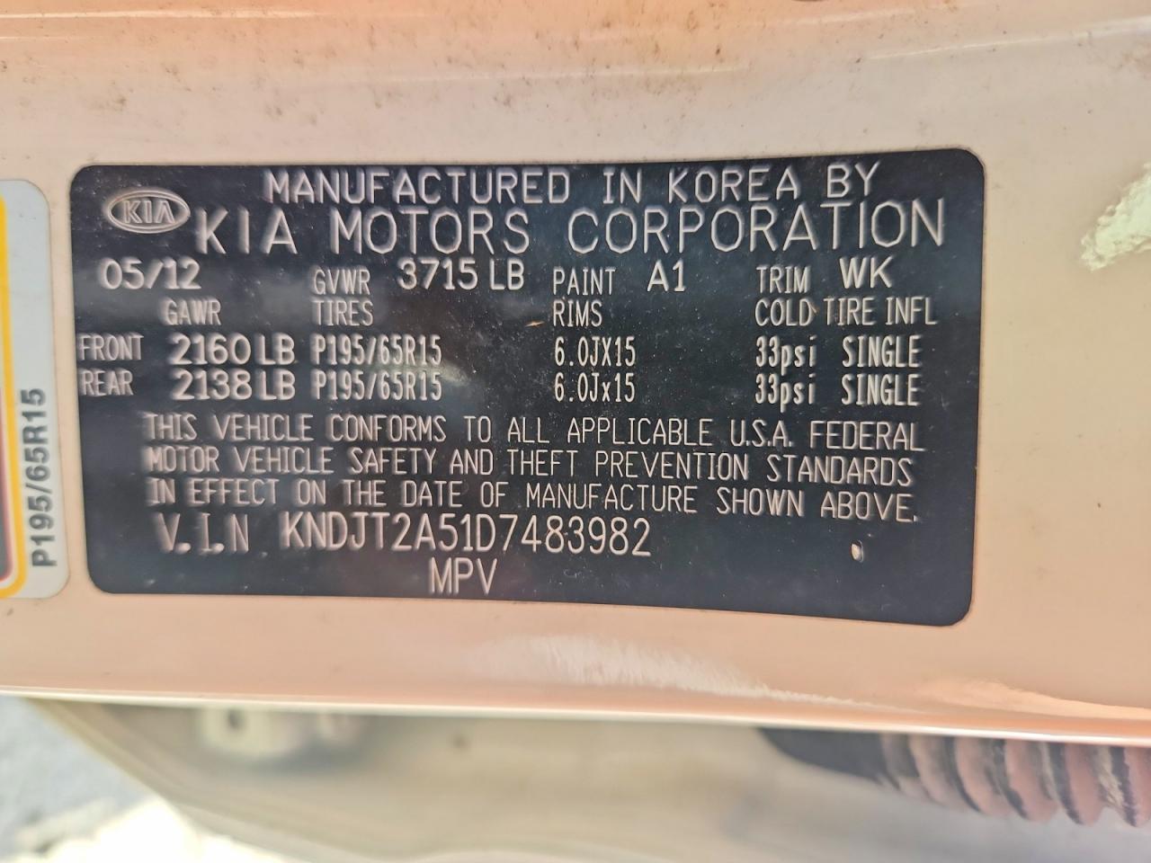 2013 KIA SOUL