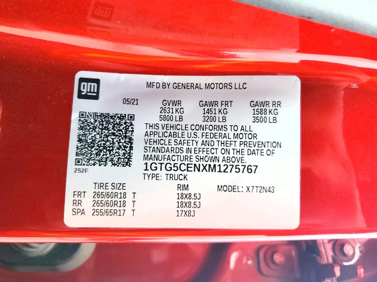 2021 GMC CANYON
