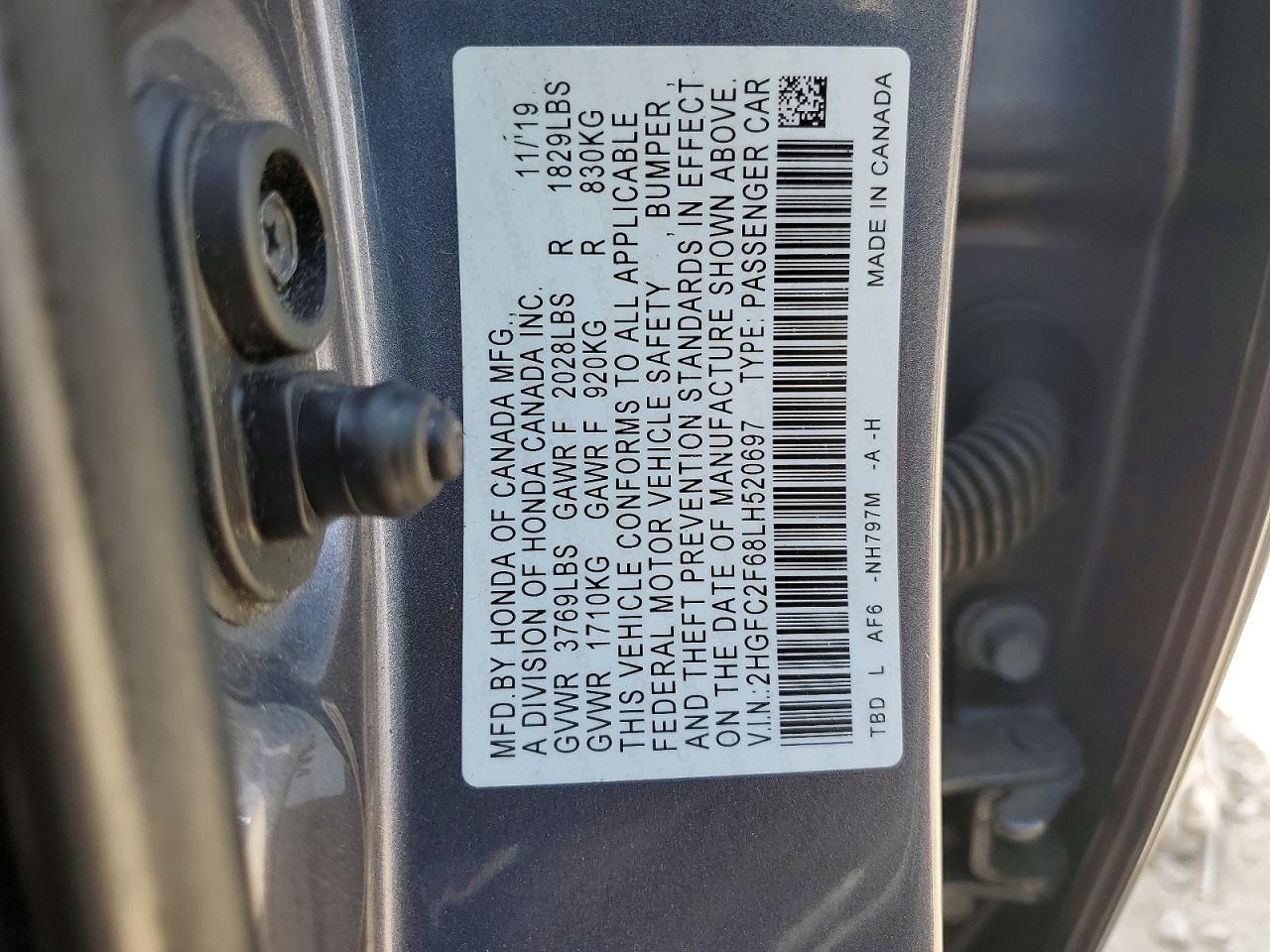 2020 HONDA CIVIC