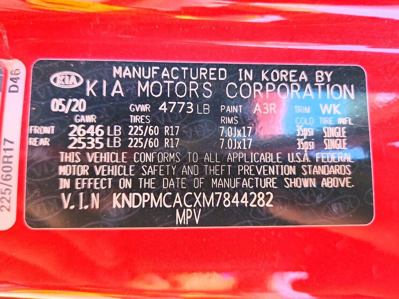 2021 KIA SPORTAGE