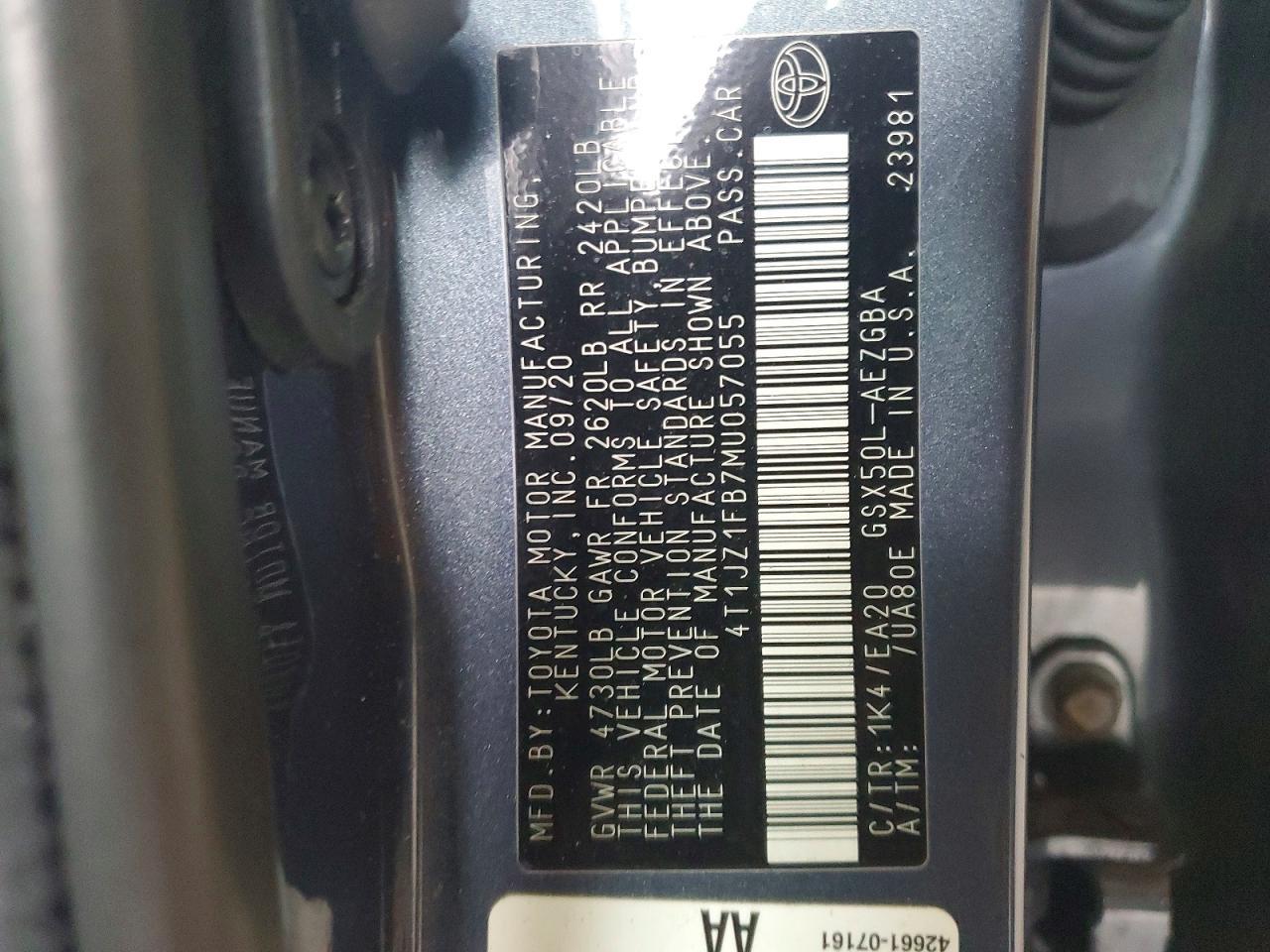 2021 TOYOTA Avalon