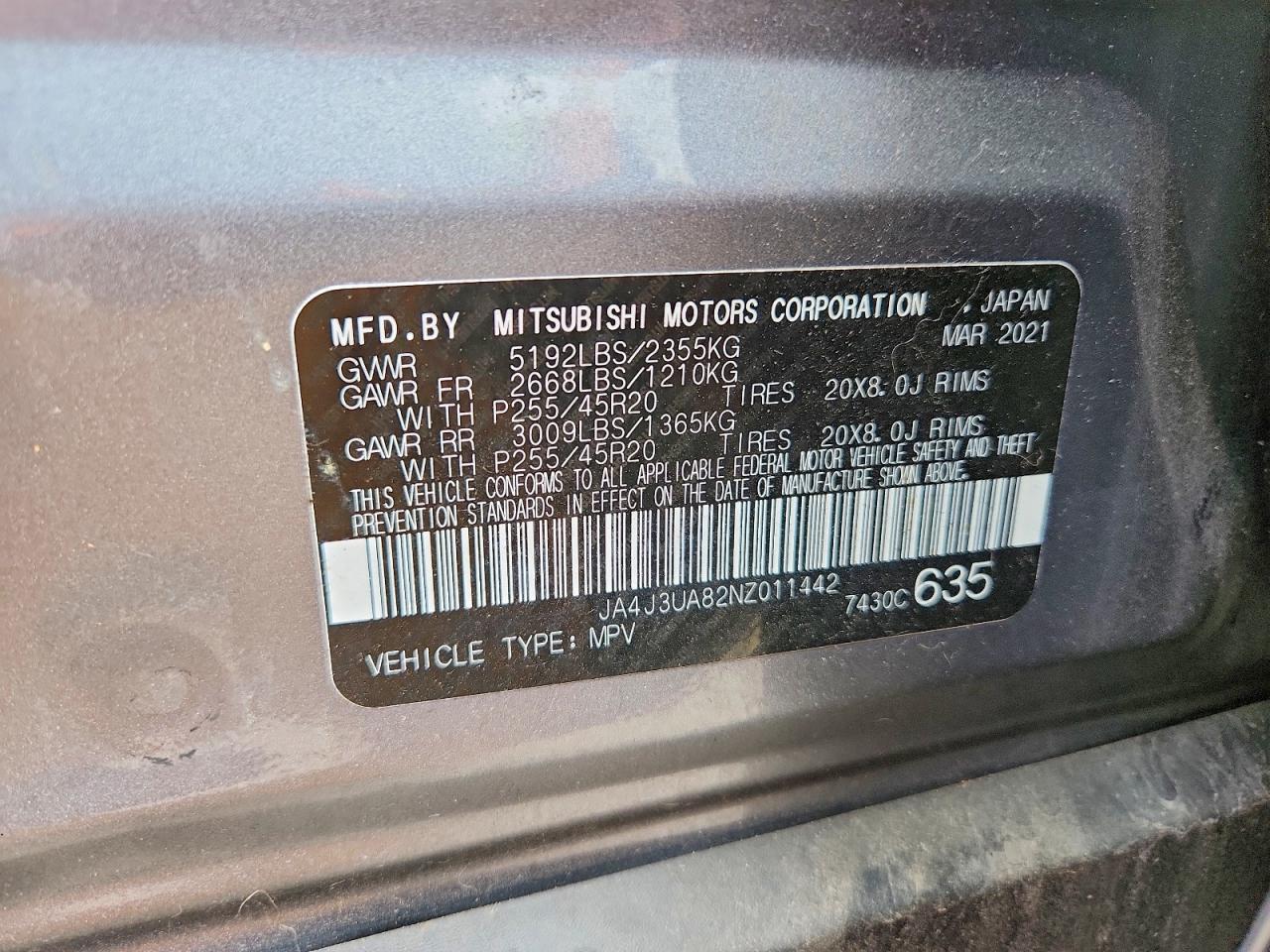 2022 MITSUBISHI outlander