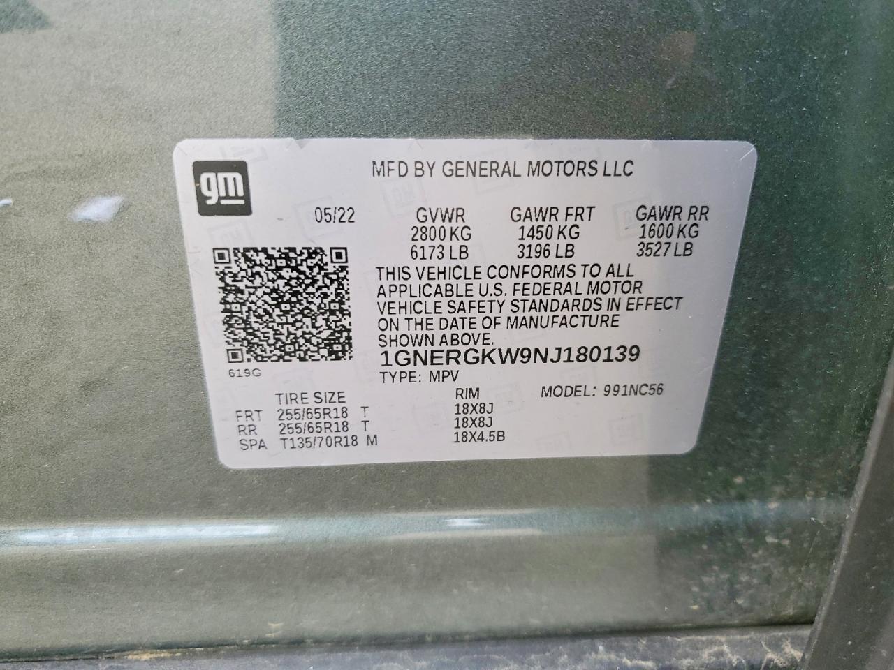 2022 CHEVROLET TRAVERSE