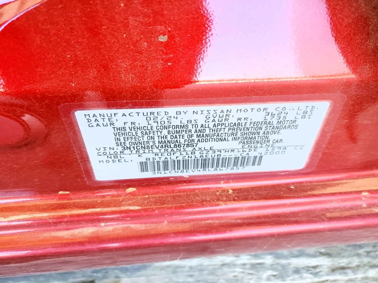 2024 NISSAN VERSA