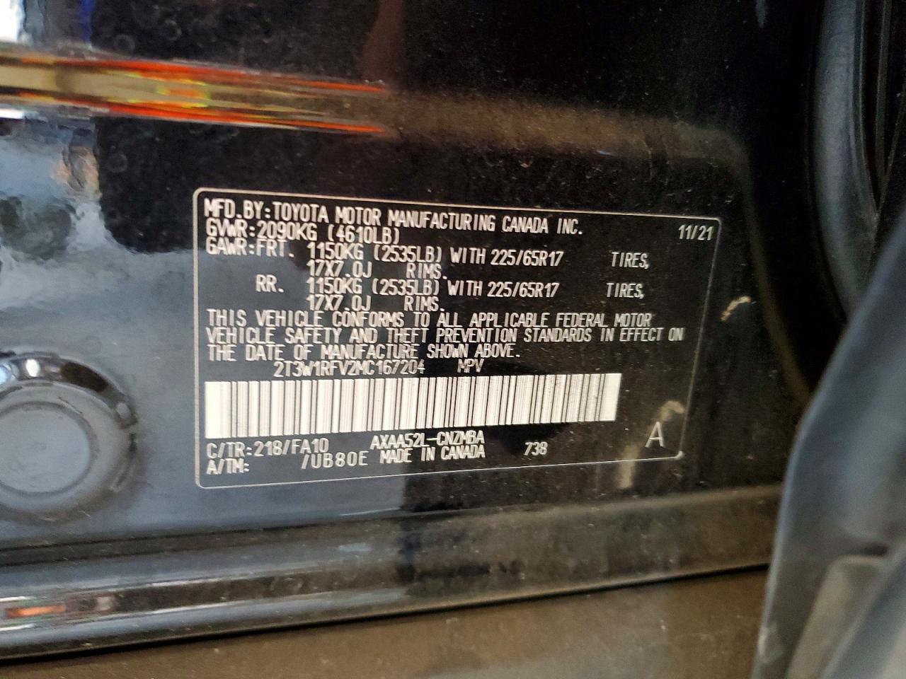 2021 TOYOTA RAV4