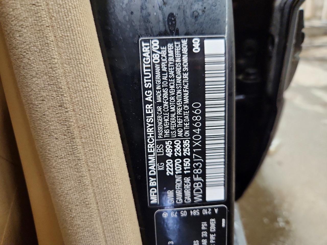 2001 MERCEDES-BENZ E-Class
