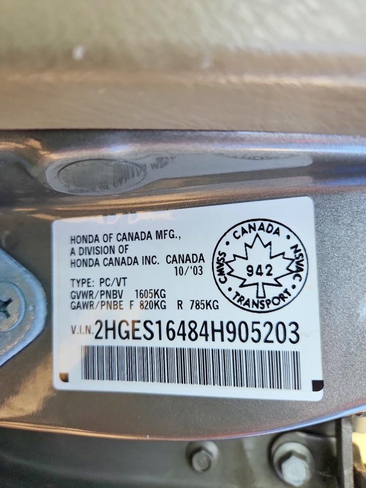 2004 HONDA CIVIC
